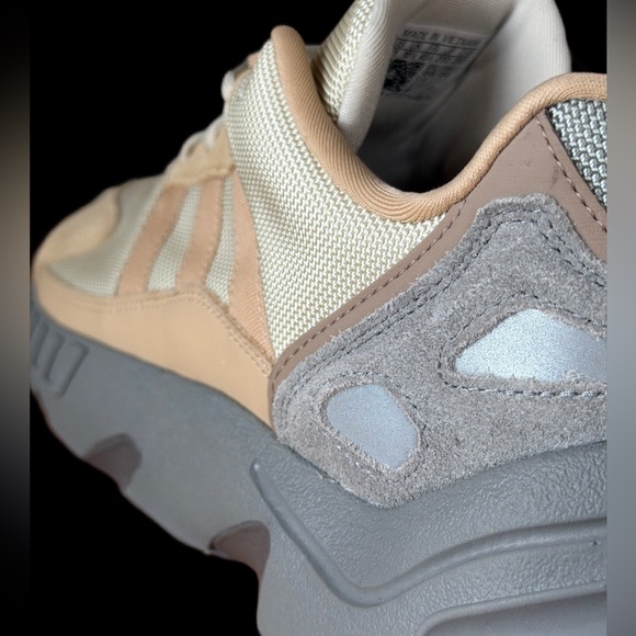 Adidas ZX22 Men's Cream Khaki Grey brown Sneakers men’s size 11 NWT - Picture 12 of 13